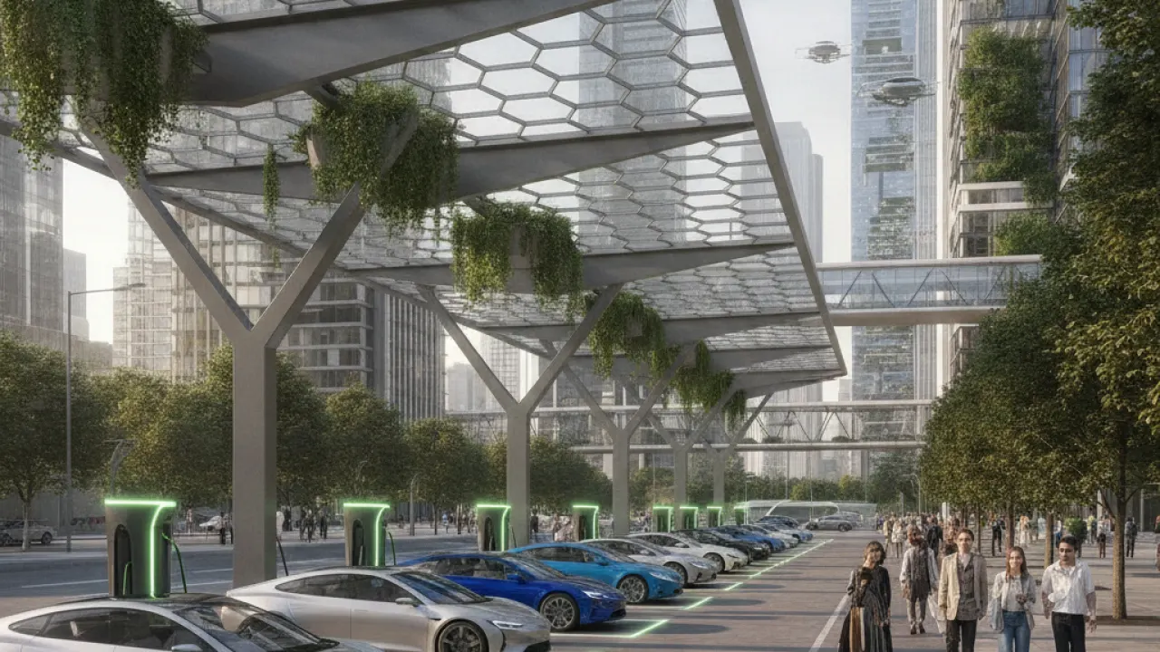 2027 tech news preview of electric vehicle charging infrastructure and clean energy technology
