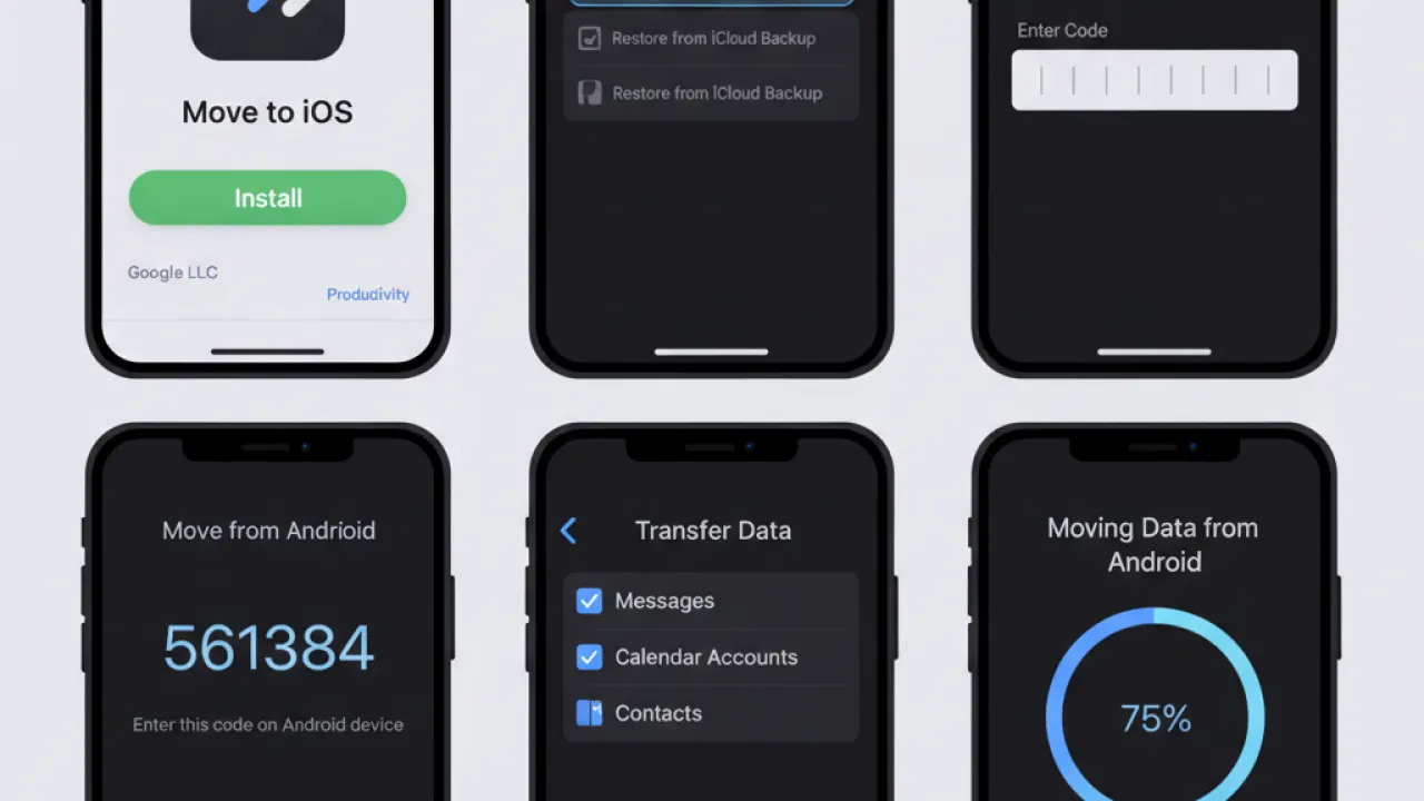 transfer contacts android to iphone guide 3