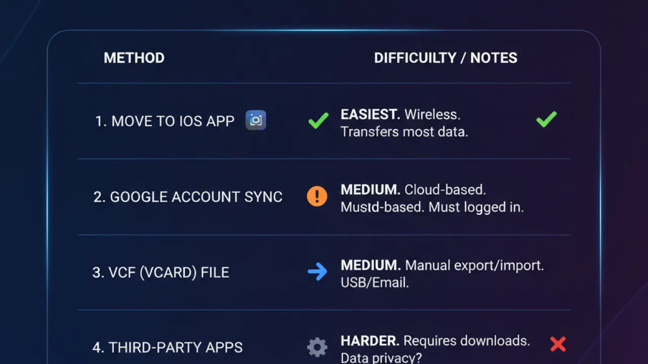 transfer contacts android to iphone guide 4