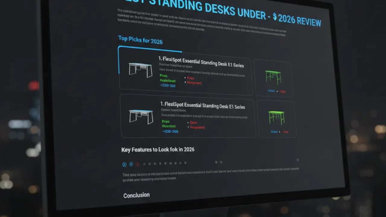 best standing desks under 300 2026 guide 5