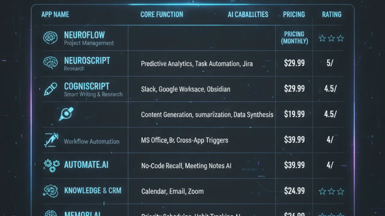 best ai productivity apps 2026 guide 4