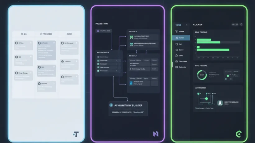 Trello vs Notion vs ClickUp: Best Project Tool in 2026