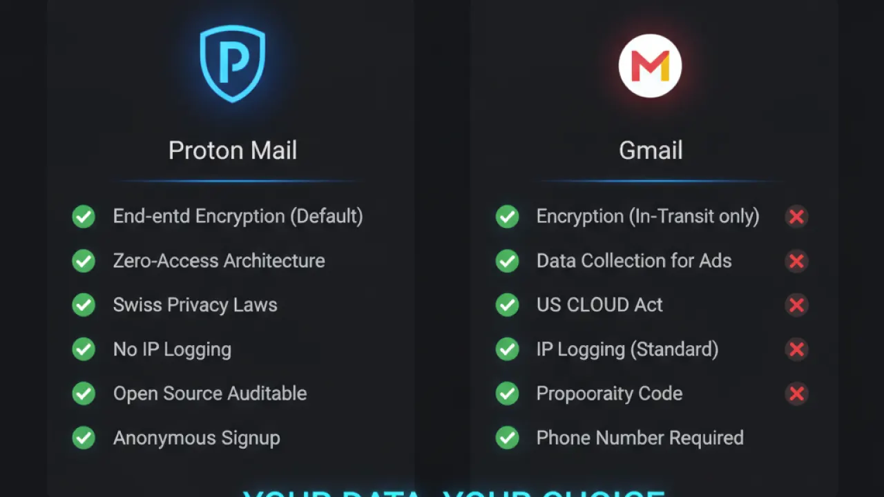 proton mail vs gmail privacy 2026 guide 3