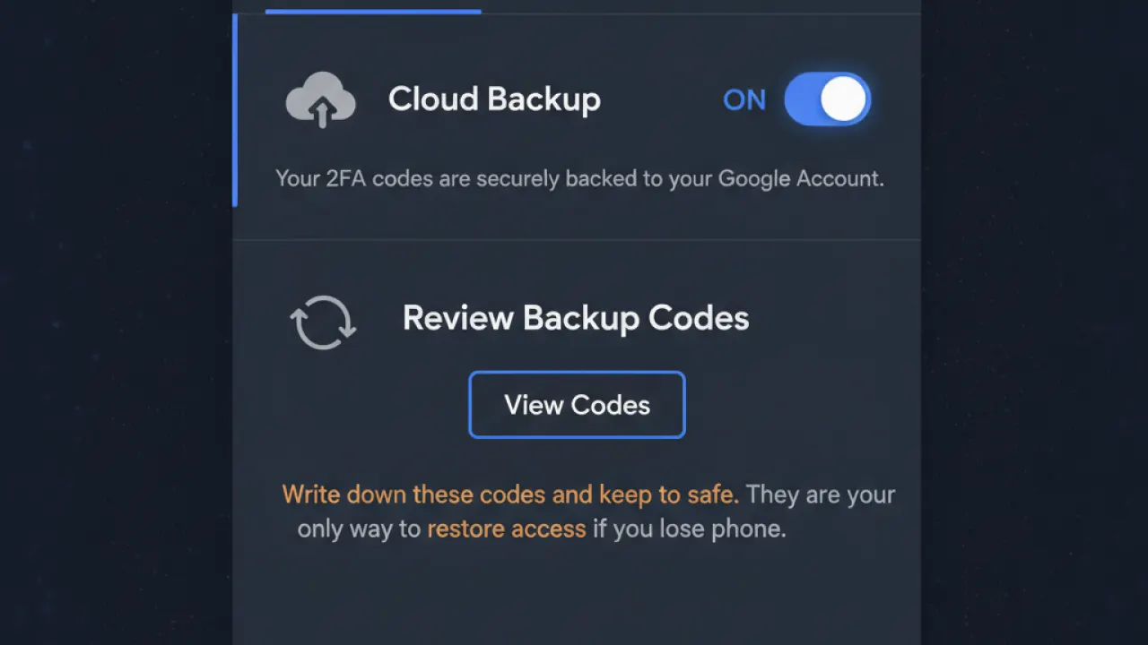 google authenticator setup backup guide 5