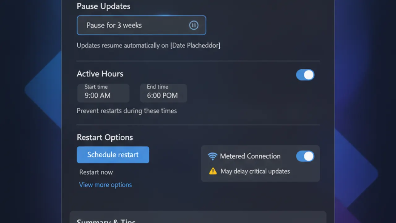 control windows 11 update schedule guide 6