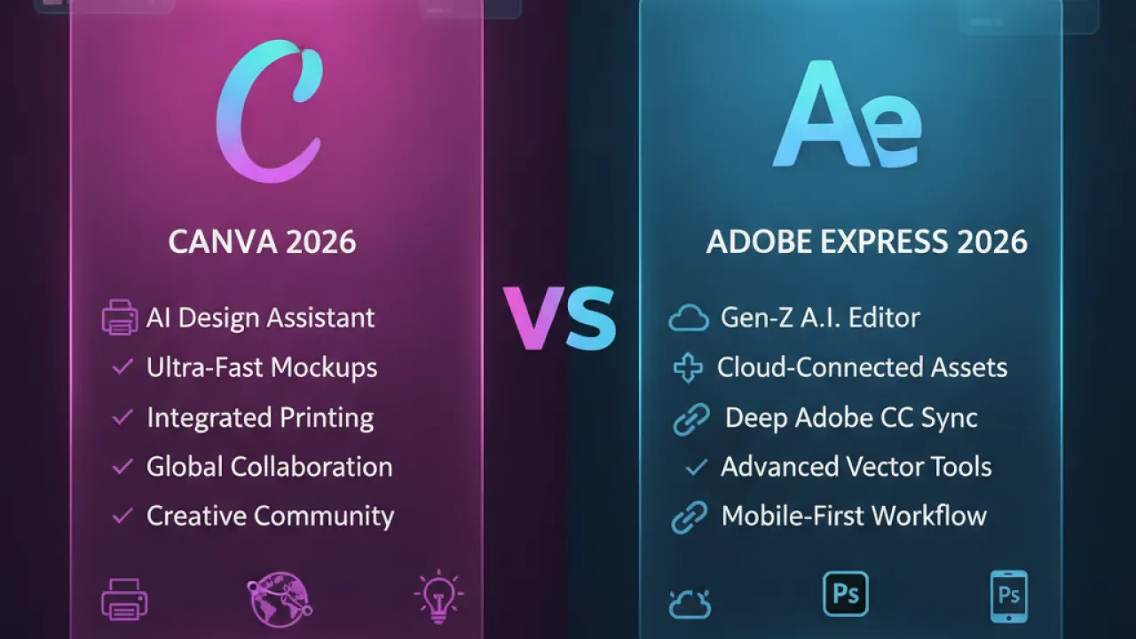 canva vs adobe express 2026