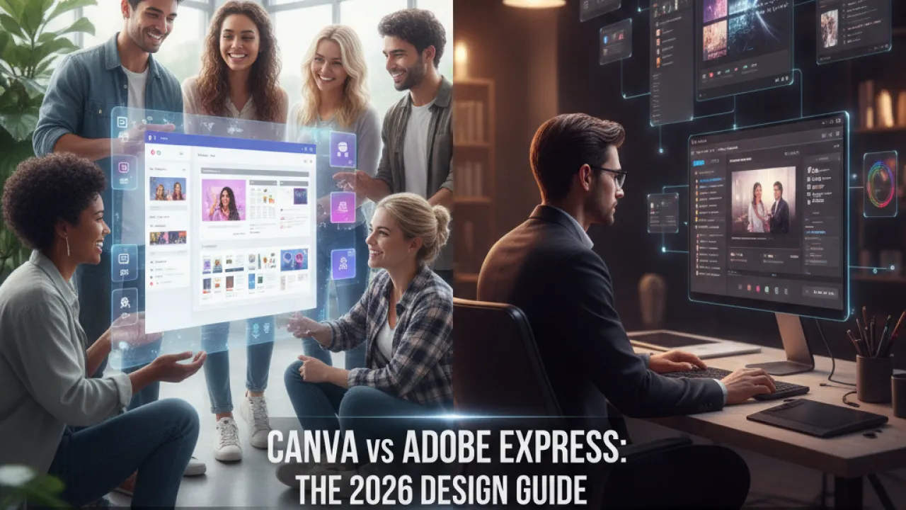 canva vs adobe express 2026