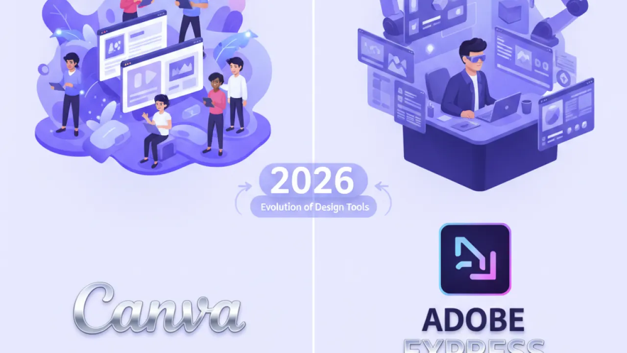 canva vs adobe express 2026