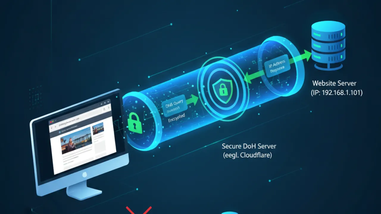 dns over https setup windows firefox 2026