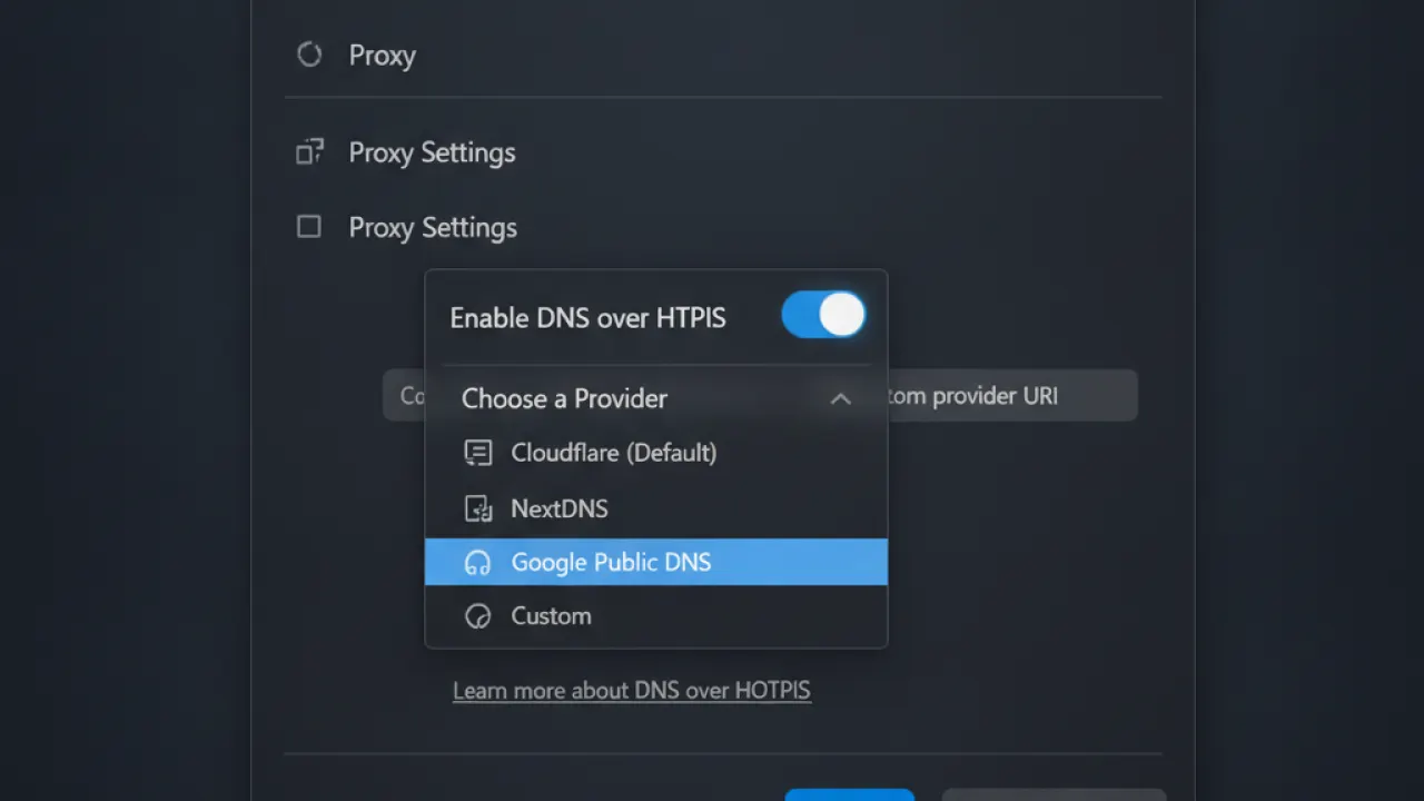 dns over https setup windows firefox 2026