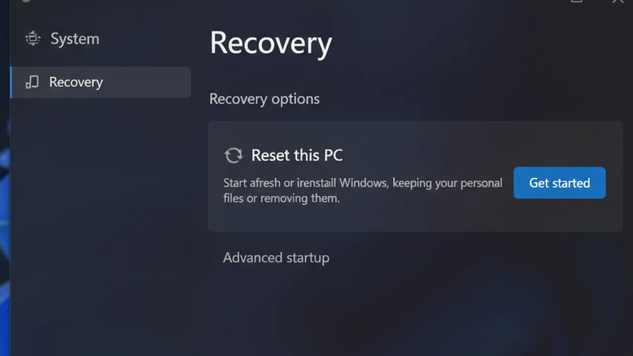 factory reset windows 11 without losing files guide 5