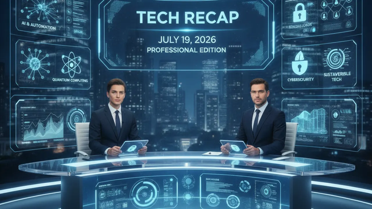 tech recap july 19 2026
