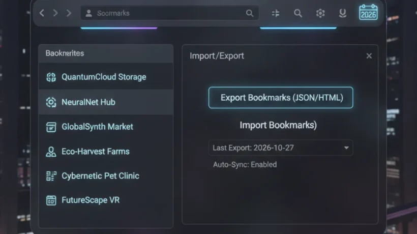 How to Export and Import Your Browser Bookmarks
