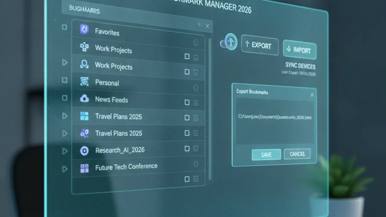 export import browser bookmarks 2026