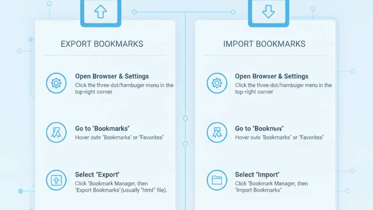 export import browser bookmarks 2026
