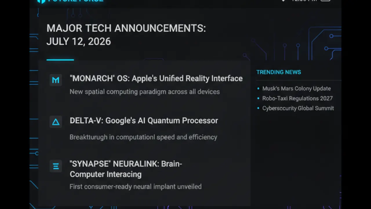 major tech announcements july 12 2026 guide 3
