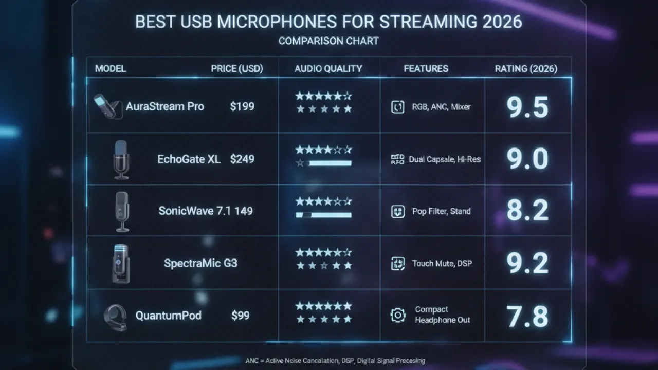 best usb microphones streaming 2026 guide 4