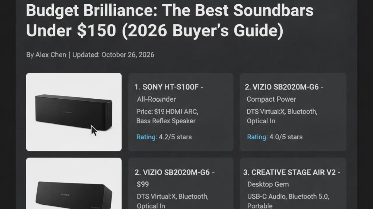 best soundbars under 150 2026 guide 3