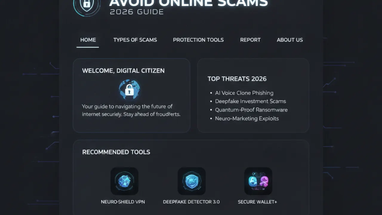 avoid online scams 2026 guide 3