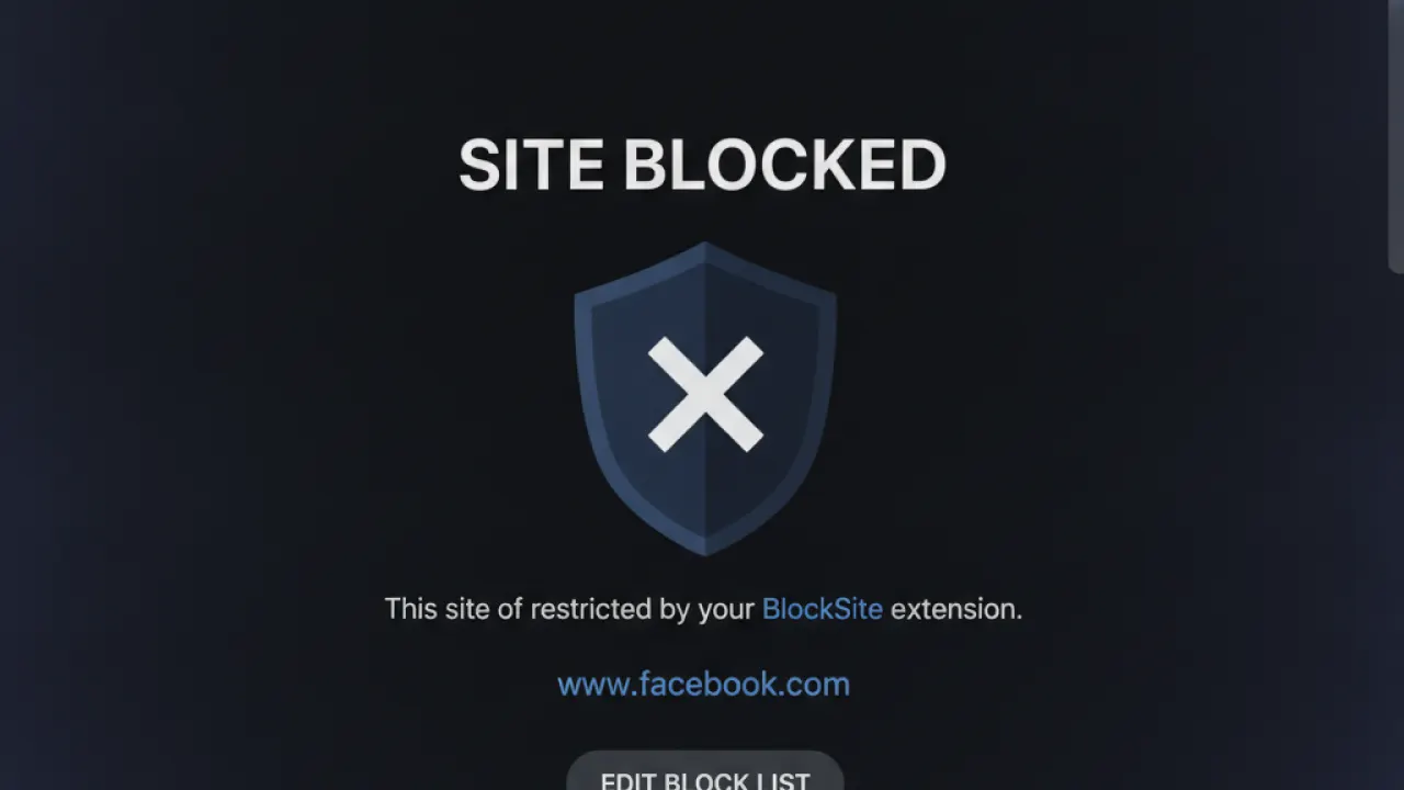 blocksite extension firefox website blocking