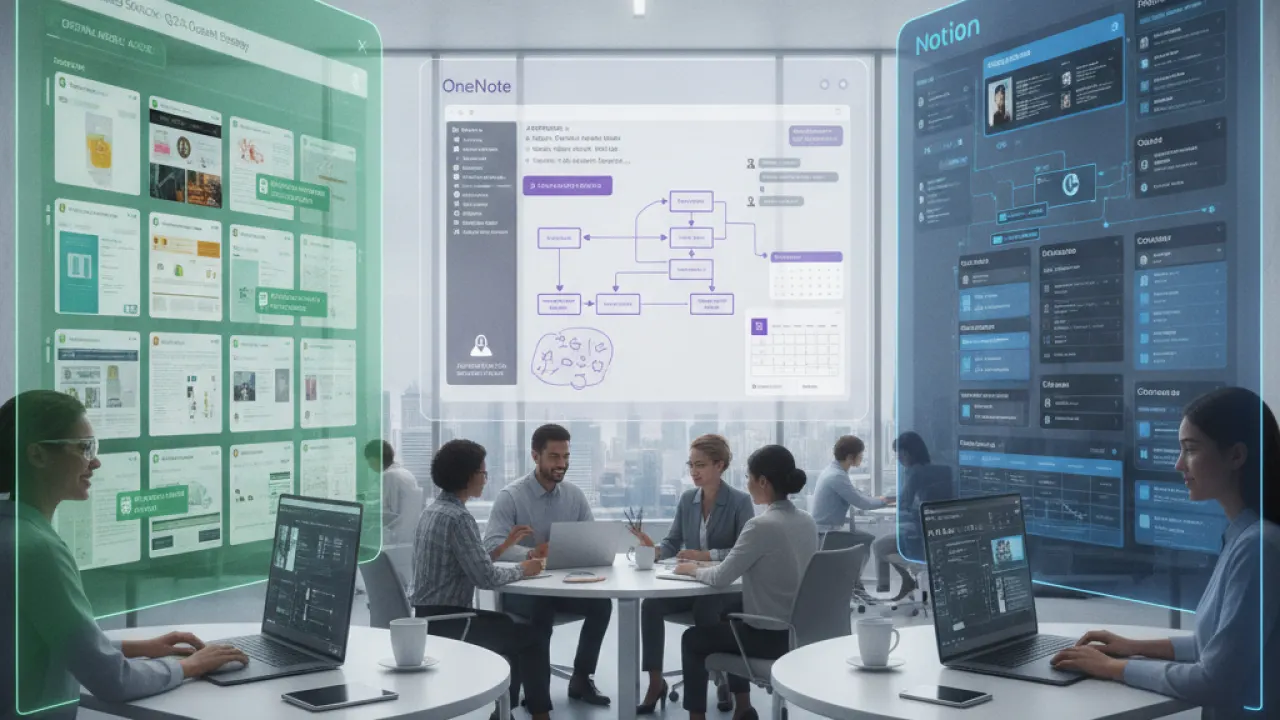 evernote vs onenote vs notion 2026