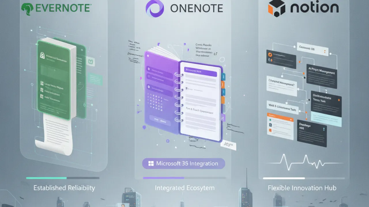 evernote vs onenote vs notion 2026