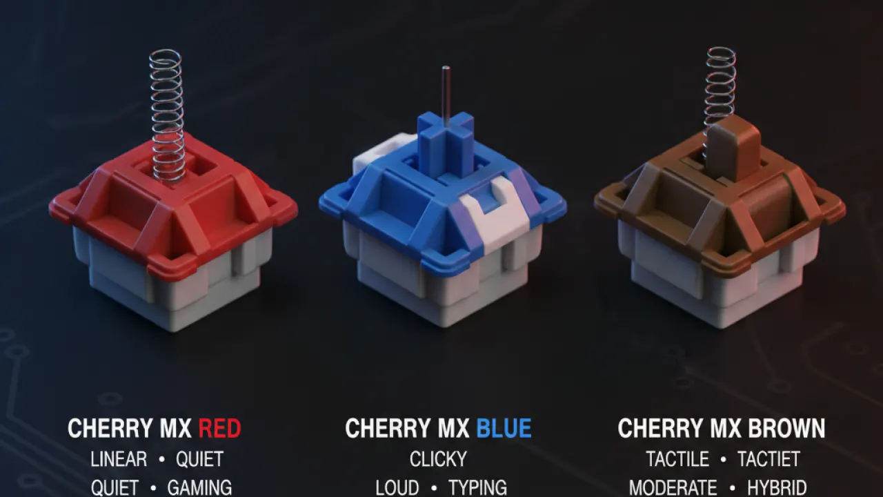mechanical keyboard switches comparison 2026