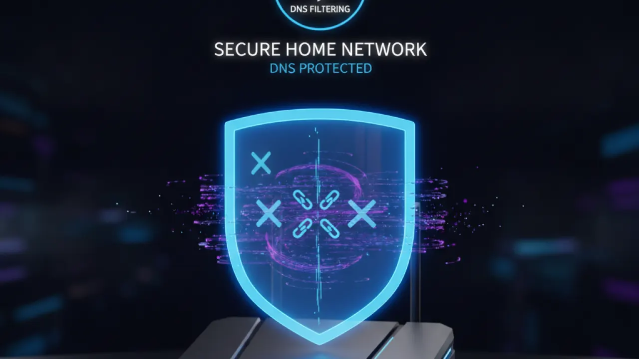home network dns filtering ad blocking protection