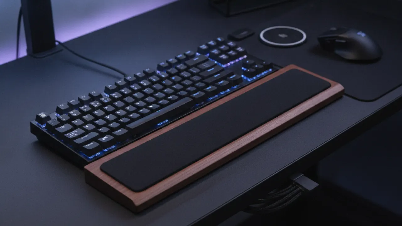 mechanical keyboard ergonomics wrist rest