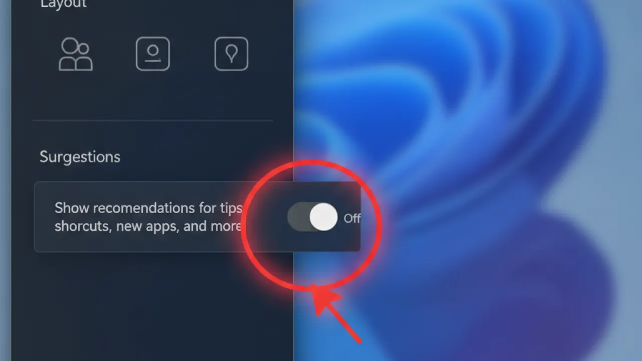 disable windows 11 ads annoying features