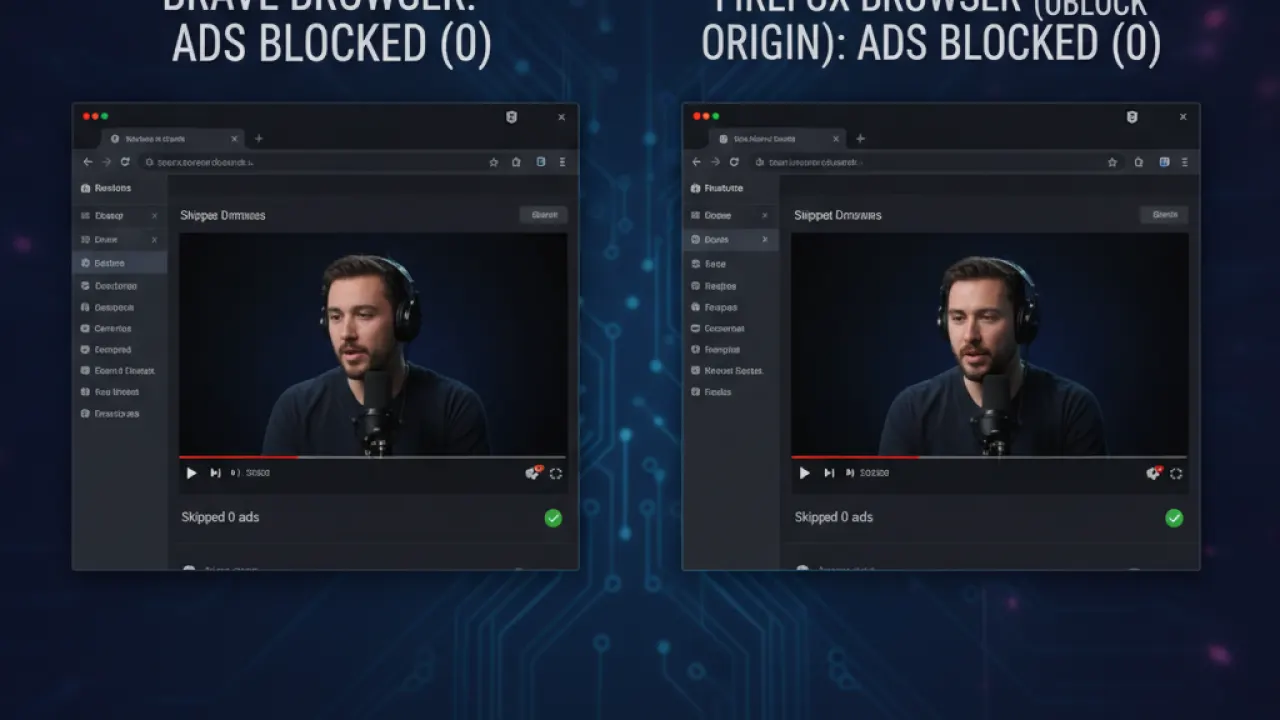 brave vs firefox youtube ads 2026