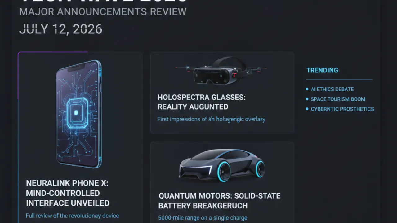 major tech announcements july 12 2026 guide 5
