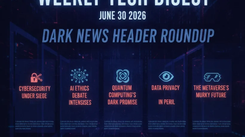 Weekly Tech Digest: AI, Security, and Gadget News (June 30, 2026)