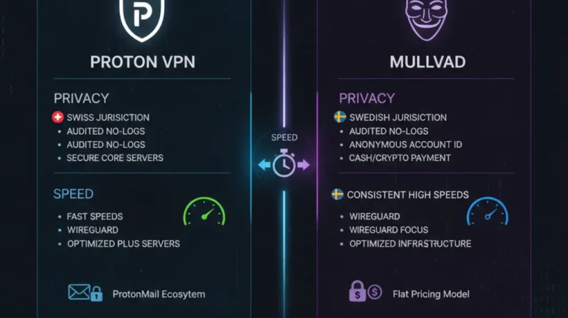 Proton VPN vs Mullvad VPN in 2026: Which Is Truly Private?
