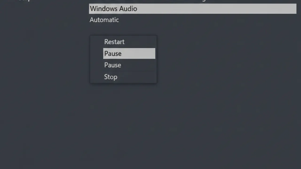 windows audio service restart