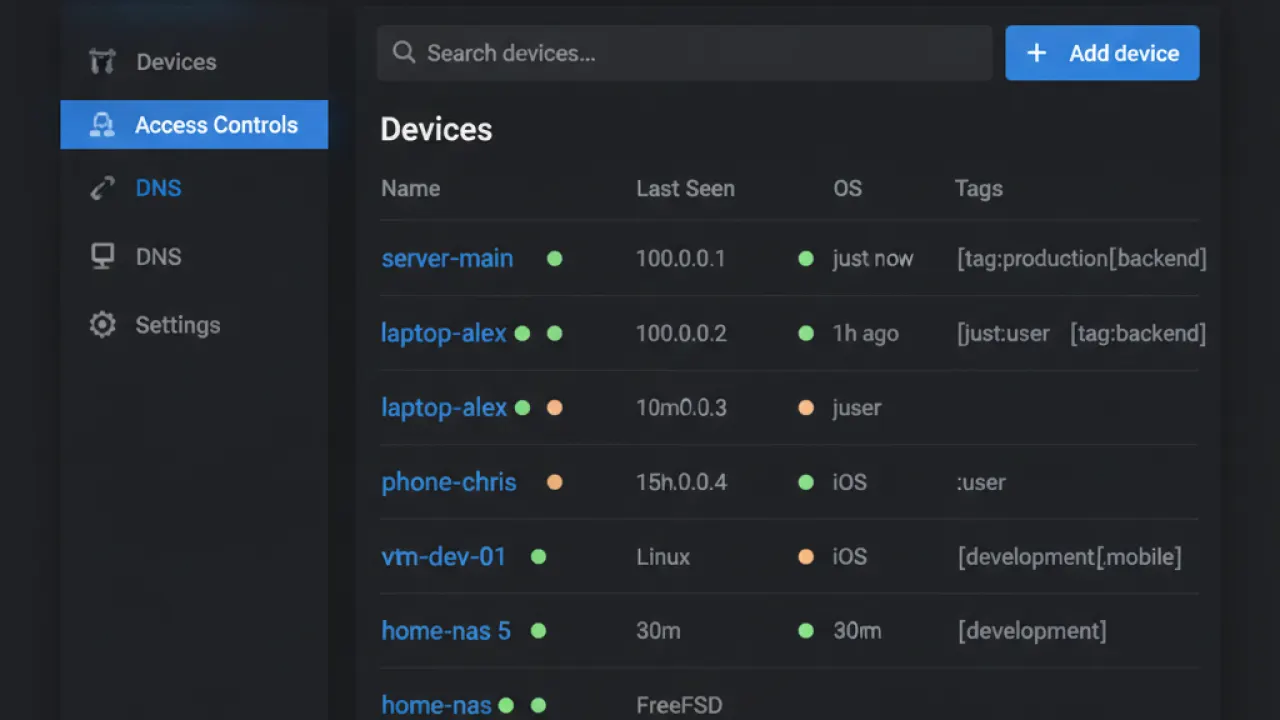 tailscale admin console 2026