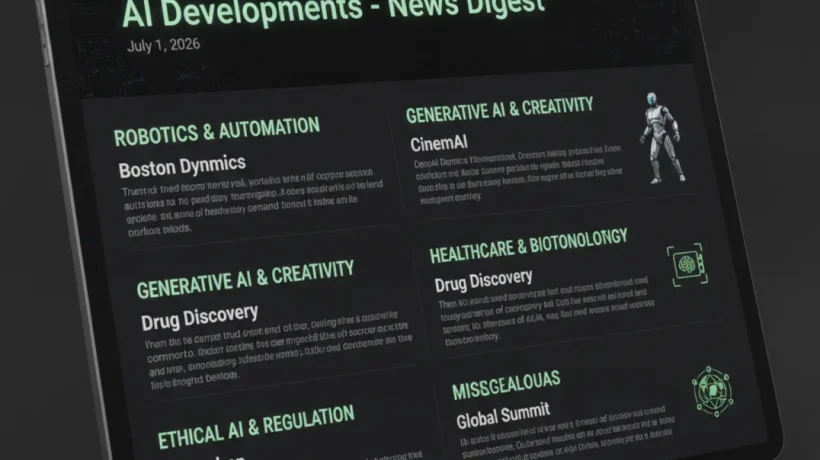 AI Developments This Week: Model Releases and Industry News (July 1, 2026)