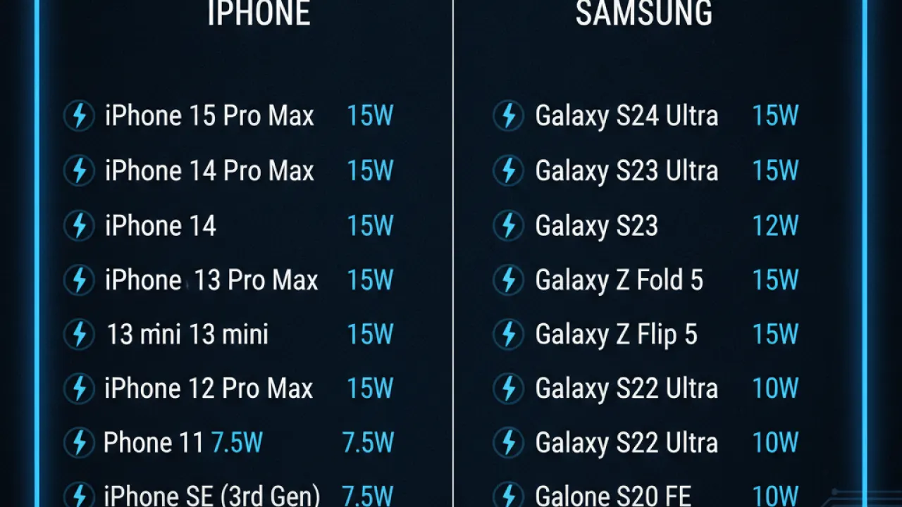 wireless charging speed comparison 2026