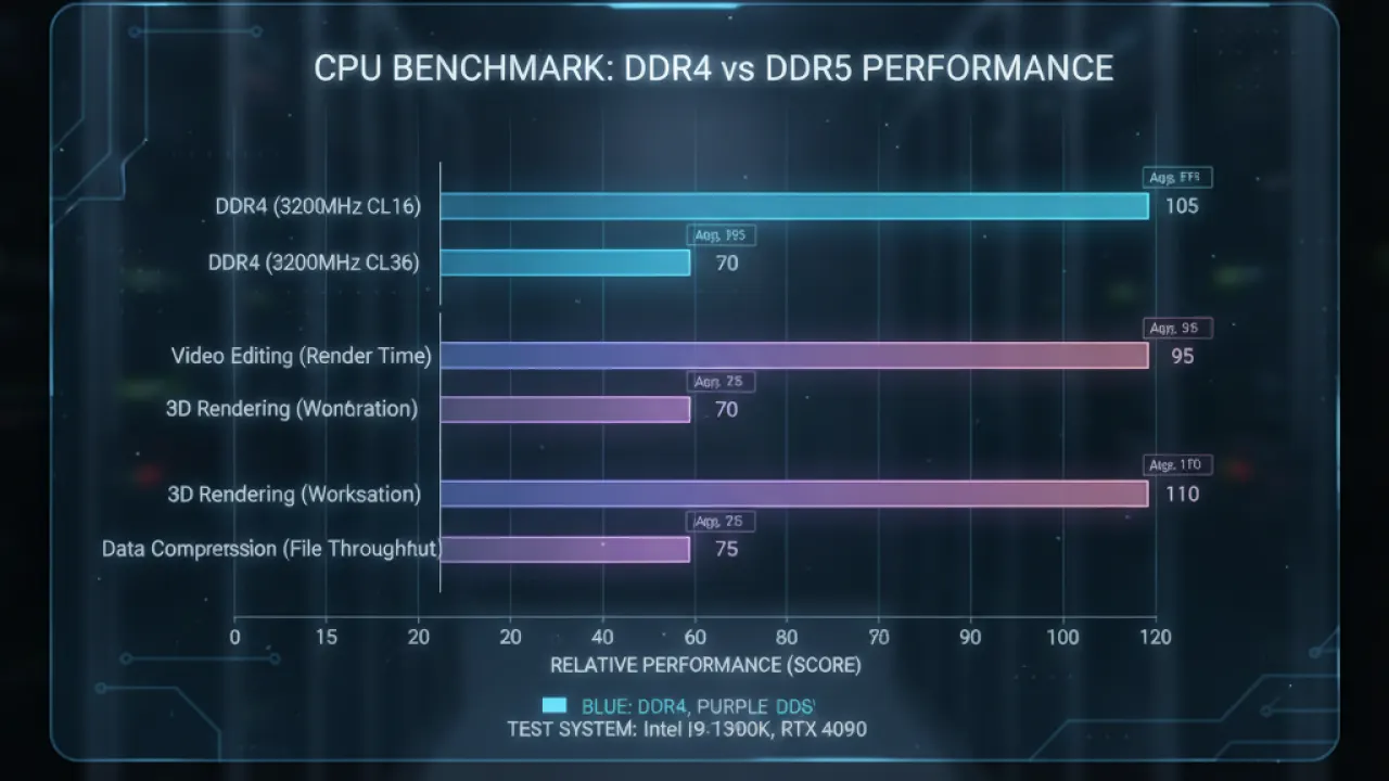 ddr4 vs ddr5 performance benchmark 2026