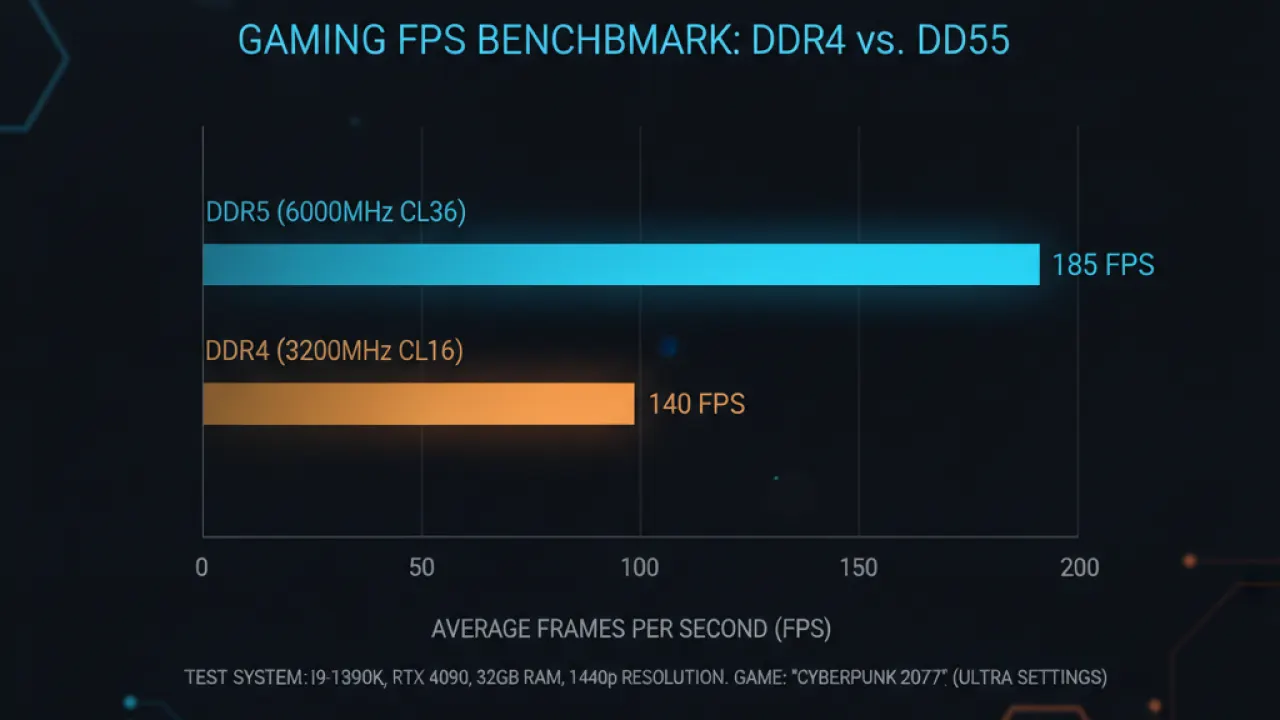 ddr5 gaming performance fps comparison