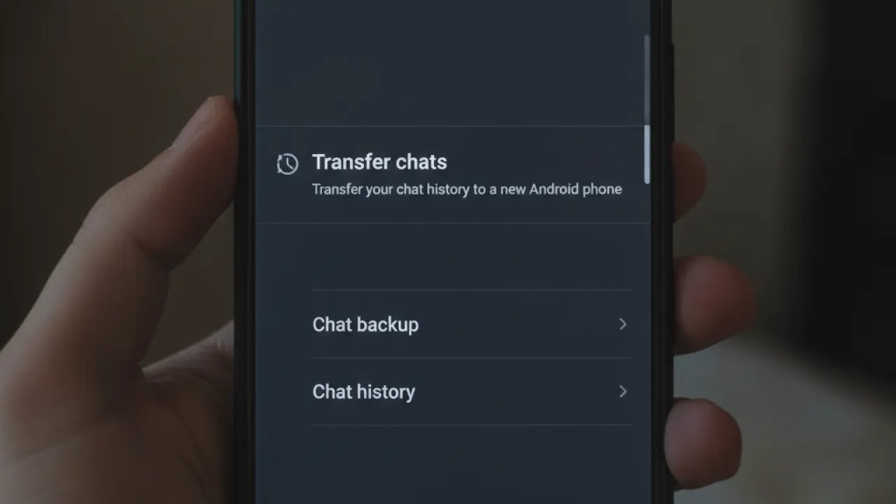 whatsapp chat history export dark