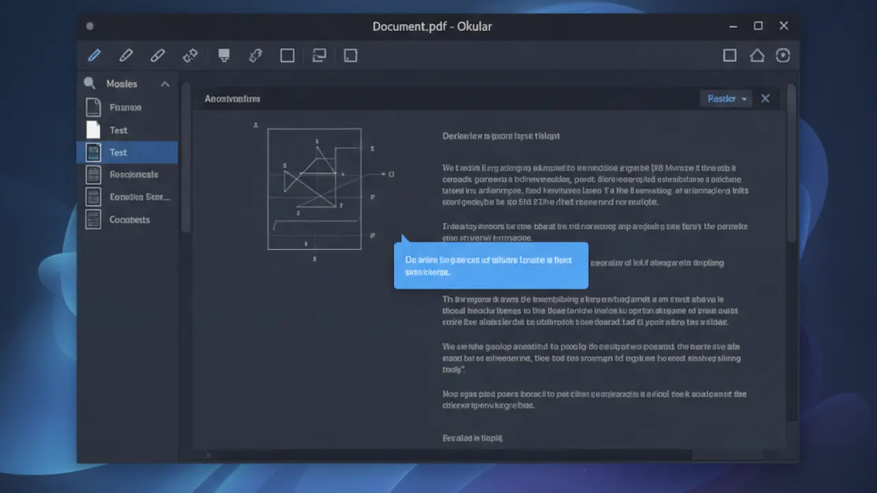 okular pdf annotation linux
