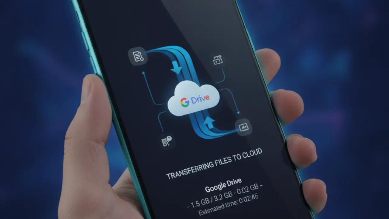 google drive transfer android iphone