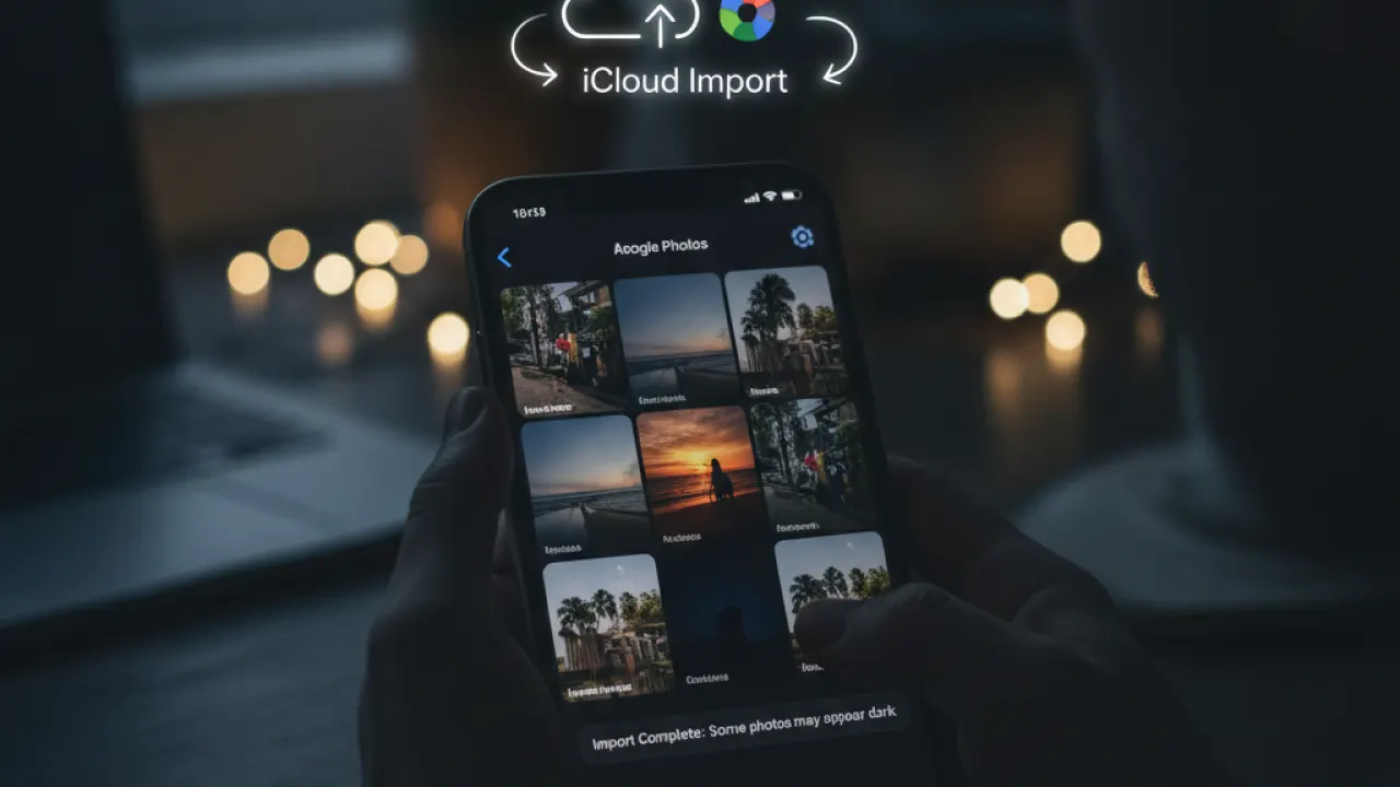 google photos icloud switch android iphone