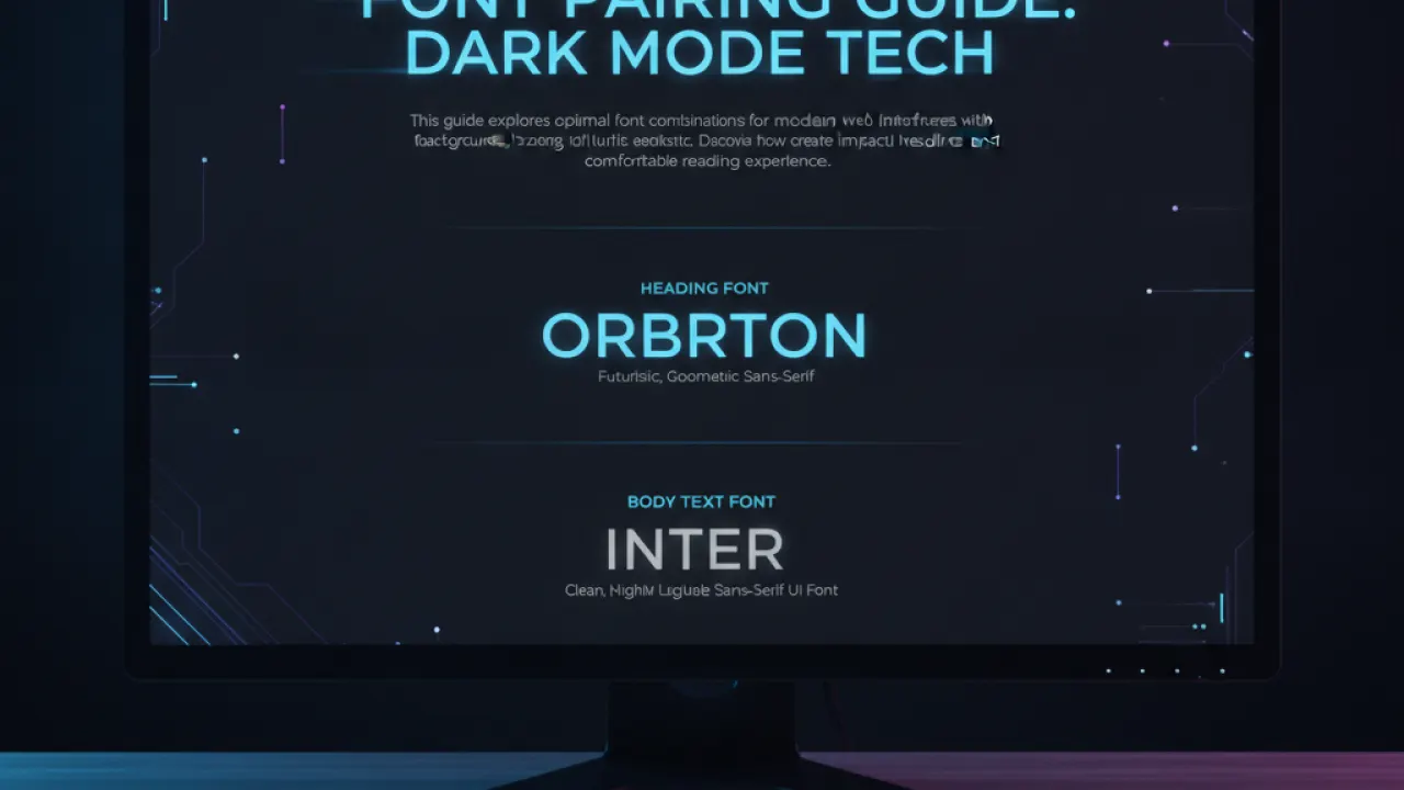 font pairing web design 2026