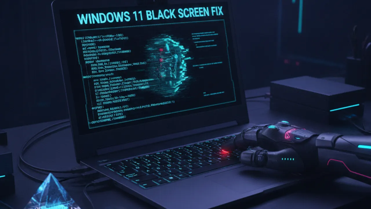 windows 11 black screen fix