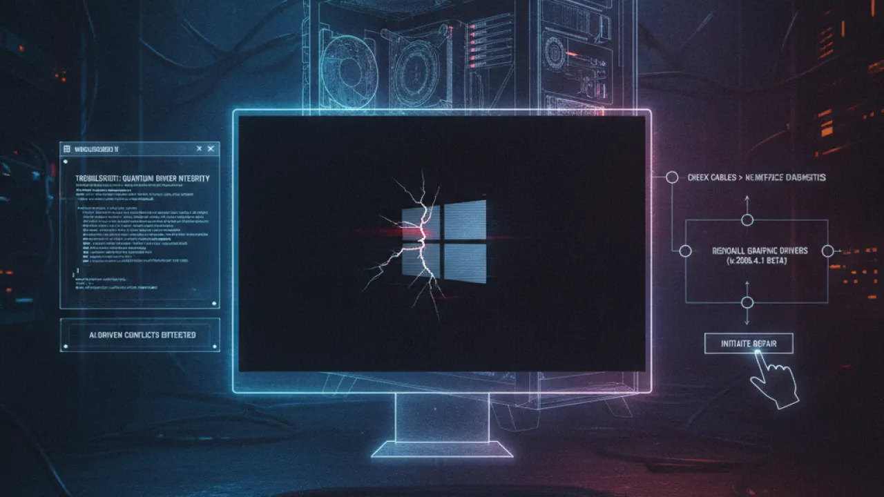 windows 11 black screen fix