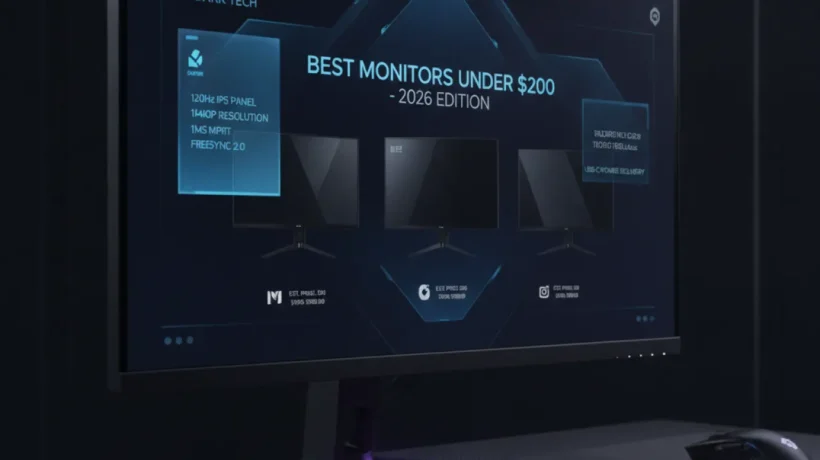 Best Budget Monitors Under $200 in 2026 for Work and Study