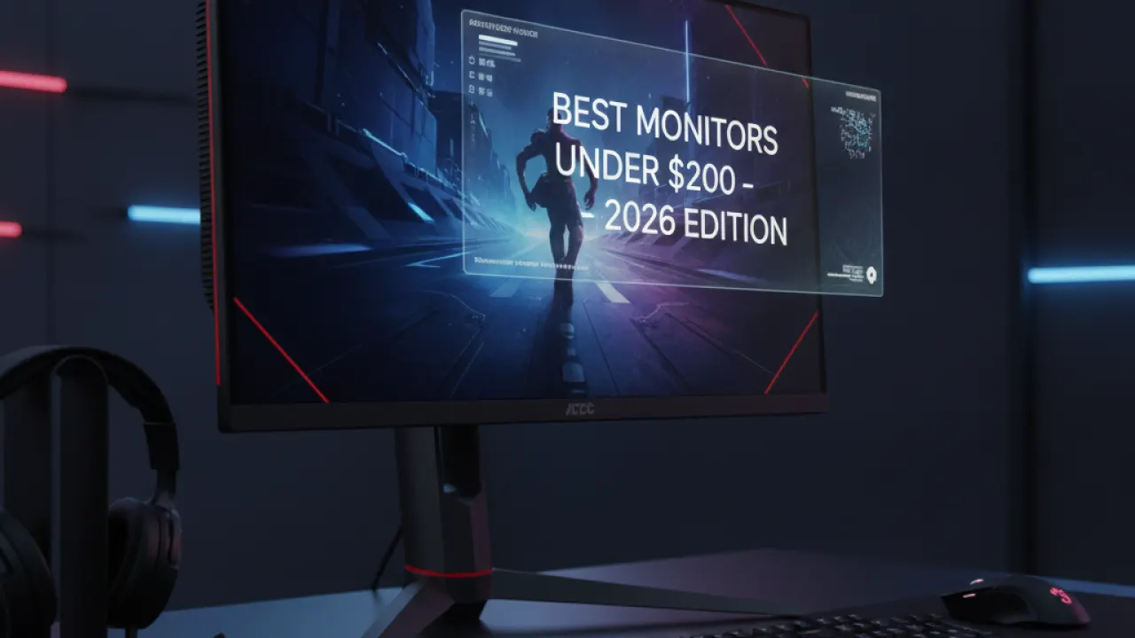 best monitors under 200 2026