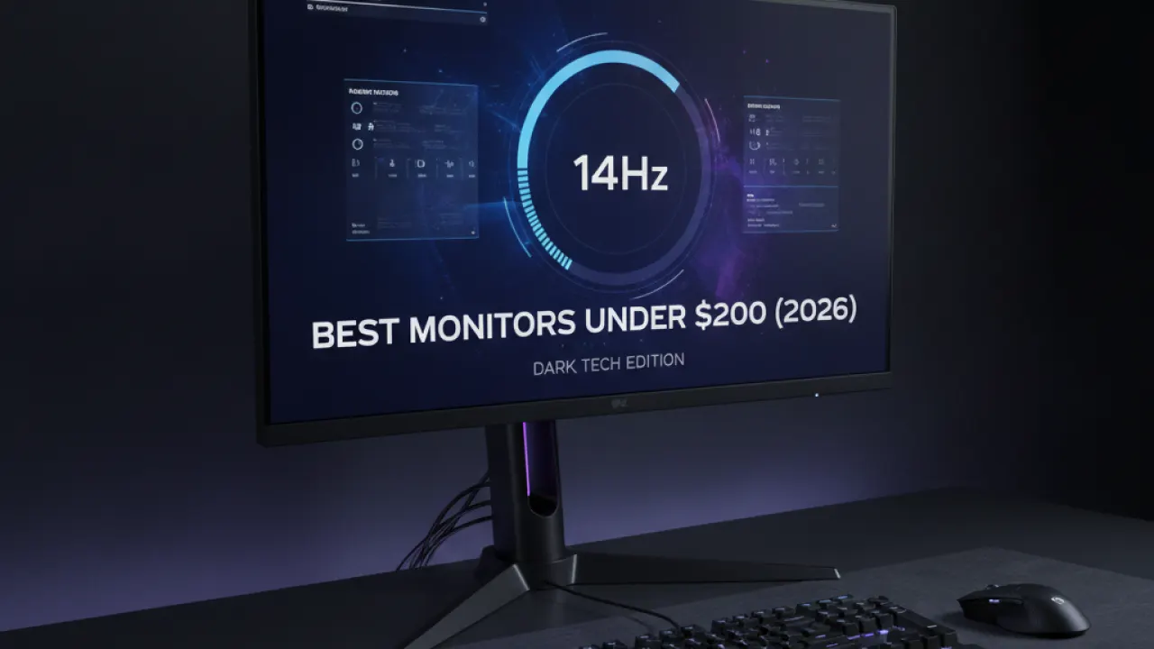 best monitors under 200 2026